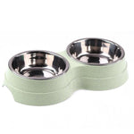 Colorful Double Dog Bowl