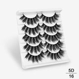 5 Pairs Of Fake Long Eye Lashes