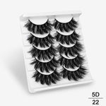 5 Pairs Of Fake Long Eye Lashes