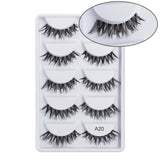 5 Pairs Of Fake Long Eye Lashes