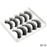 5 Pairs Of Fake Long Eye Lashes