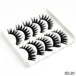 5 Pairs Of Fake Long Eye Lashes