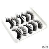 5 Pairs Of Fake Long Eye Lashes