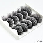 5 Pairs Of Fake Long Eye Lashes