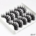 5 Pairs Of Fake Long Eye Lashes