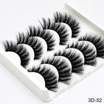 5 Pairs Of Fake Long Eye Lashes