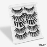 5 Pairs Of Fake Long Eye Lashes